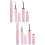 6Pièces Colle Extension Cils Rose Doux Pour Sensible 9