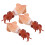 12Pièces Sculptures Ludiques PVC Décoration Intérieure 2