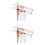 6Pièces Colle Cils Adhérence Double Usage Assortiment 7