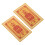 8Pièces Cartes Amulettes Protection Richesse Décor 2