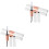 6Pièces Colle Cils Adhérence Double Usage Assortiment 5