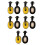 5Paires Casque Anti- Construction Réglable Abs+éponge 8
