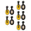 5Paires Casque Anti- Construction Réglable Abs+éponge 9