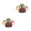 8Pièces Boules De Glace Simulées PVC Multicolores Pour Décoration 10