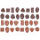 32Pièces Mini Chocolat Décoratif Imitation Durable Accessoires Enfants 4