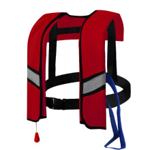 XIAOLE Manual Inflatable Life Jacket for Adults, USCG Approved, Supports 330 lbs, for Kayaking, Fishing, Paddle Sports