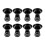 8Pcs DIY Bouquet Making Tools Black Plastic Flower Stem Separators 1