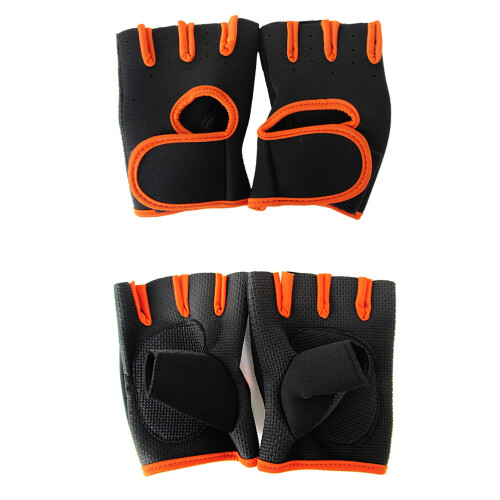 2Pair Multi Exercise Gloves Half Finger Weightlifting Mittens Durable 2
