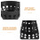 8Pcs DIY Bouquet Making Tools Black Plastic Flower Stem Separators 7
