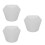 3Pièces Moules Silicone Blancs Pour Pots DIY Jardin 10