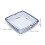 Blue Glass Ashtray Large Square Ashtray for Home Smoking 3