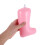 Portable Pink Inflatable Boot Trees Plastic Closet Organizers 4