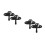 4Sets Sliding Window Sash Locks Black Stainless Steel Home Security 5