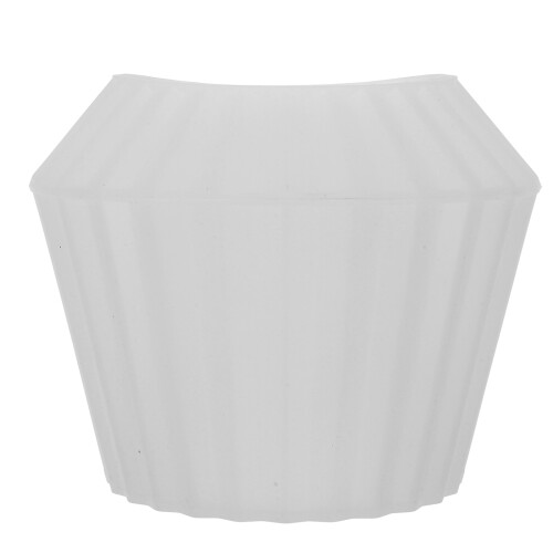 3Pièces Moules Silicone Blancs Pour Pots DIY Jardin 1