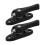 4Sets Sliding Window Sash Locks Black Stainless Steel Home Security 2