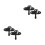 4Sets Sliding Window Sash Locks Black Stainless Steel Home Security 4