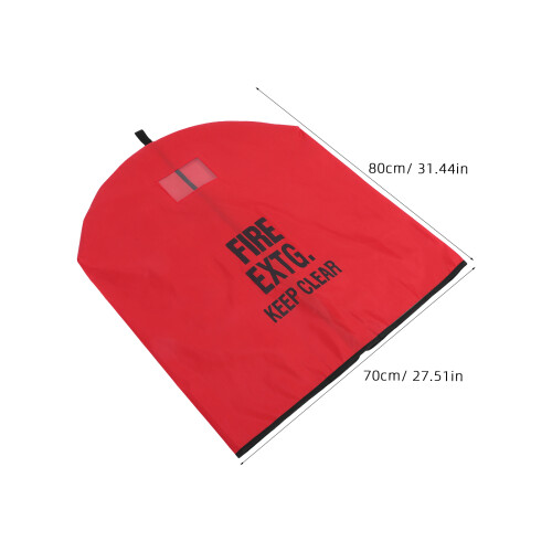 Fire Extinguisher Bag Red Waterproof Dustproof Fabric Sleeve Cover 1