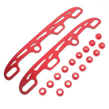 2Ensembles Lames Acier Patinage , Fixation Rapide