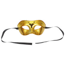 Golden Shining Masquerade Mask for Cosplay Parties and Festivals