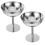 8Pcs Reusable Stainless Steel Dessert Bowls Silver Kitchenware Set 1