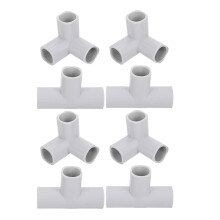 32Pcs Foldable Baby Playpen Accessories Plastic Connectors Light Grey