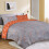 Imperial Rooms (Rust Flower, Single) Duvet Cover Single Double King Floral Bedding Sets 1