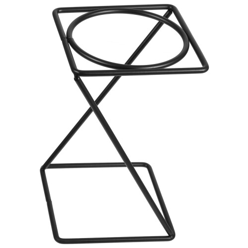 3Pcs Black Metal Wire Pizza Rack Tabletop Food Serving Display