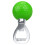 Abrebotellas verde de acero inoxidable, 9x4 cm 2