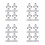 32Pcs Foldable Baby Playpen Accessories Plastic Connectors Light Grey 9