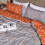 Imperial Rooms (Rust Flower, Single) Duvet Cover Single Double King Floral Bedding Sets 5