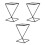 3Pcs Black Metal Wire Pizza Rack Tabletop Food Serving Display 10