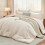 King Comforter Set Beige 7-Piece All-Season Bedding 1