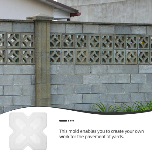 LEDMOMO Plastic Pavement Mold for Easy Concrete Stepping Stone Creation 2
