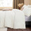 Queen Comforter Set White Faux Fur 2 Pillowcases 1