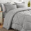 Σετ παπλωμάτων Queen Light Grey 7 τεμαχίων 4