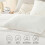 Queen Comforter Set White Faux Fur 2 Pillowcases 3