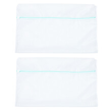4Pcs Laundry Mesh Bags for Washing Machines White Polyester Protection