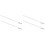 4Pcs Transparent Curtain Pull Rods Acrylic Drapery Wands for Blinds 4