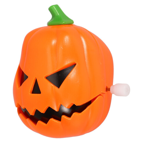 4Pcs Halloween Wind-Up Toy Orange ABS Cartoon Clockwork Decoration