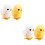 4Pcs Colorful Wind Up Animal Toy Clockwork Kids Decor 8