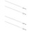 4Pcs Transparent Curtain Pull Rods Acrylic Drapery Wands for Blinds 7