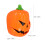 4Pcs Halloween Wind-Up Toy Orange ABS Cartoon Clockwork Decoration 11