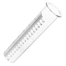 Outdoor High Borosilicate Glass Rain Gauge Tube Clear Replacement Rain Gauge 7 Inch High Capacity Rain Gauge