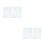4Pcs Laundry Mesh Bags for Washing Machines White Polyester Protection 3