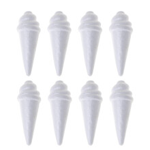 32Pcs White Foam DIY Ice for and Home Decor