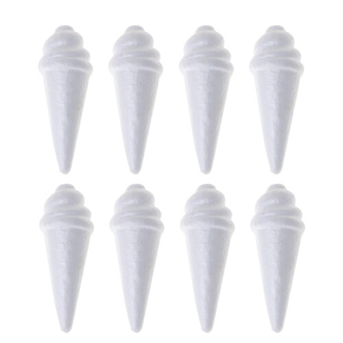 32Pcs White Foam DIY Ice for and Home Decor