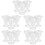 15Pièces Mini Tasses Plastique Transparentes Accessoires Maison Mini 8
