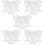 15Pièces Mini Tasses Plastique Transparentes Accessoires Maison Mini 10