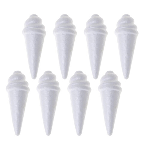 32Pcs White Foam DIY Ice for and Home Decor 1