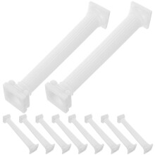 36Pcs White Plastic Mini Roman Columns Durable Desk Decor Photo Props